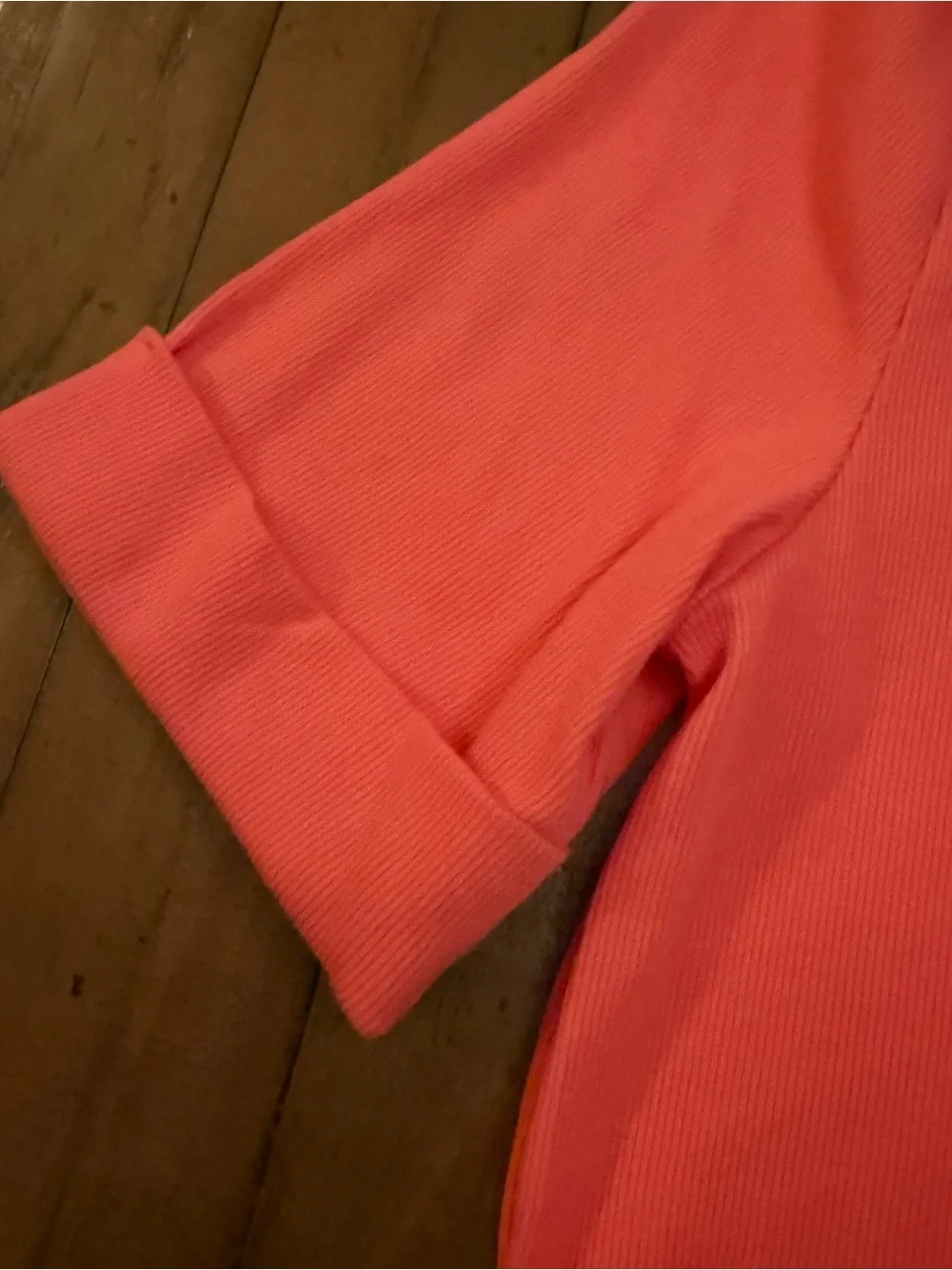 Talbots Coral Boatneck Short-Sleeve Top
